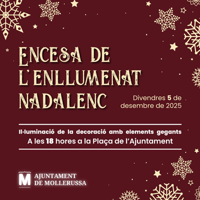 Encesa de les Llums de Nadal a Mollerussa, 2025