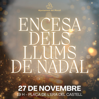 Encesa de llums de Nadal al Morell, 2025