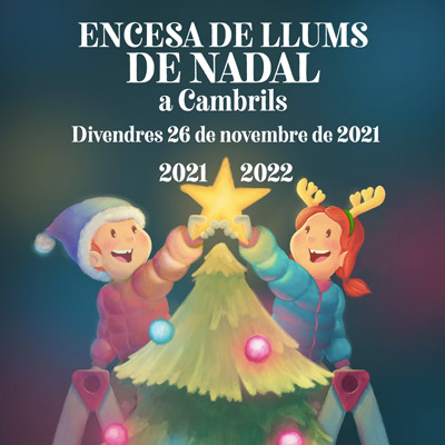 Encesa de llums de Nadal a Cambrils, 2021