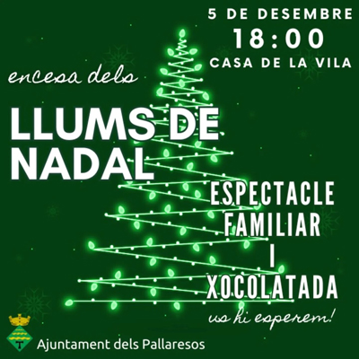 Encesa dels Llums de Nadal als Pallaresos, 2024