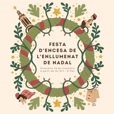 Espectacle de música i llum 'Viu el Nadal a través dels meus ulls', Valls, 2025