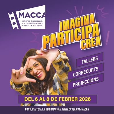 MACCA, Mostra d’Animació i Curtmetratges de Cassà de la Selva, MACCA 2026, 2026