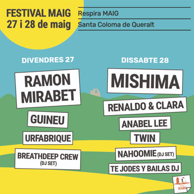 Festival Maig, Santa Coloma de Queralt, 2022