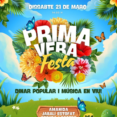 Festa de la Primavera al Bar Centro, maldà, 2026