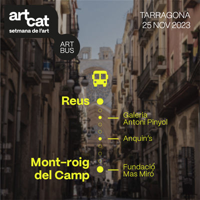 Ruta Artbus entre les galeries de Reus i Mas Miró, Setmana de l'Art a Catalunya, 2023