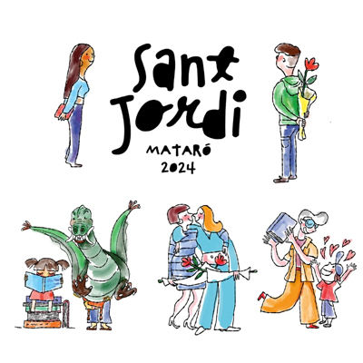 Sant Jordi a Mataró, 2024