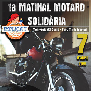 1a Matinal Motard Solidària a Mont-roig del Camp, 2019