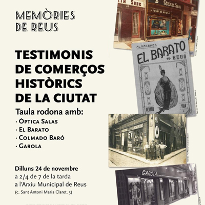 Memòries de Reus, Arxiu Municipal de Reus, Reus, 2025