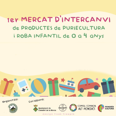 1r Mercat d'Intercanvi de productes de puericultura i roba infantil, Castellví de la Marca, 2023