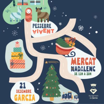 Pessebre Vivent, Mercat Nadalenc de Garcia, Garcia, 2025, Pessebre Vivent de Garcia, 