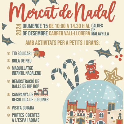 Mercat de Nadal a Caldes de Malavella, 2024