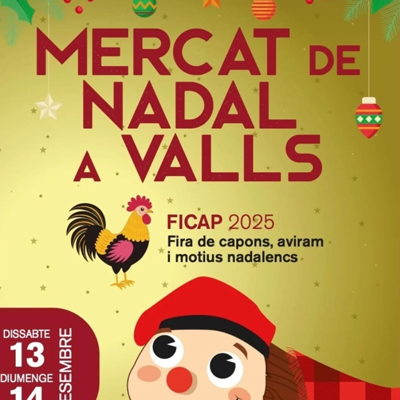 Mercat de Nadal a Valls, 2025