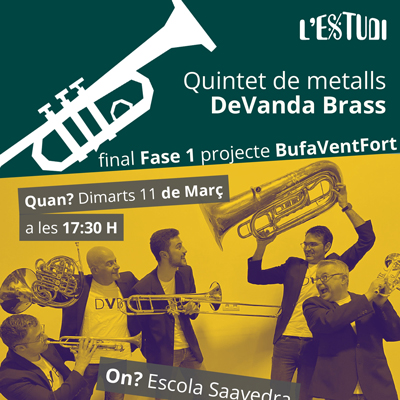 Concert familiar de DeVanda Brass, Bufa Vent Fort, 2025