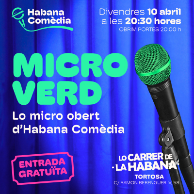 Micro Verd - Habana Comèdia 2026