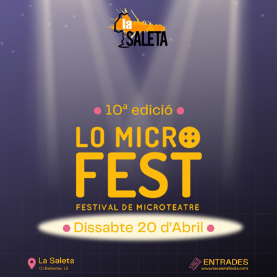 10è Festival Lo Microfest, La Saleta, Lleida, 2024