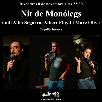 Nit de Monòlegs a l'Antares, Lleida, 2024