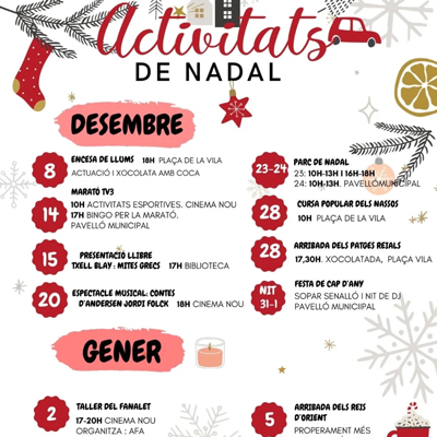 Festes de Nadal a Montbrió del Camp, 2025