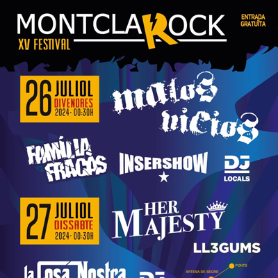 Festival MontclaRock, Montclar d'Urgell, Agramunt, 2024