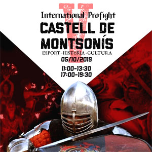 Torneig Internacional de Combat Medieval al Castell de Montsonís, 2019