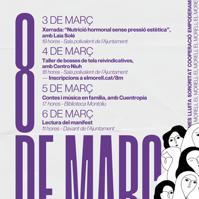8M, Dia Internacional de la Dona al Morell, 2026