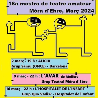 18a Mostra de teatre amateur - Móra d'Ebre 2024