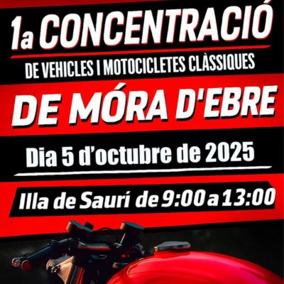 1a Concentració de Vehicles i Motocicletes clàssiques de Móra d'Ebre 2025Concentració de Vehicles i Motocicletes clàssiques de Móra d'Ebre, Móra d'Ebre, 2025, Vehicles clàssics