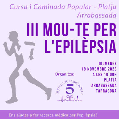 Cursa solidària 'Mou-te per l'epilèpsia' a Tarragona, Associació Si jo puc tu també, 2023
