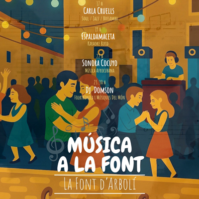 Festa de la Música a la Font, Arbolí, 2025
