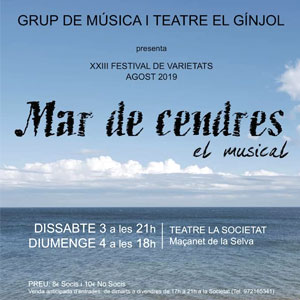 Teatre musical 'Mar de Cendres' del grup de música i teatre El Gínjol