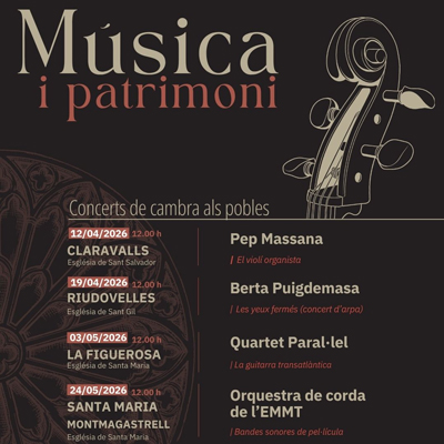 Música i Patrimoni, Tàrrega, 2026