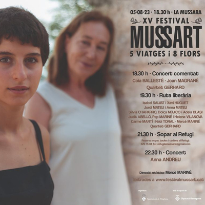 15è Festival Mussart, La Mussara, Vilaplana, 2023