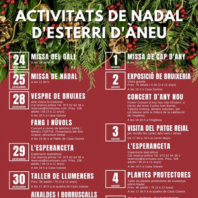 Festes de Nadal a Esterri d'Àneu, 2022