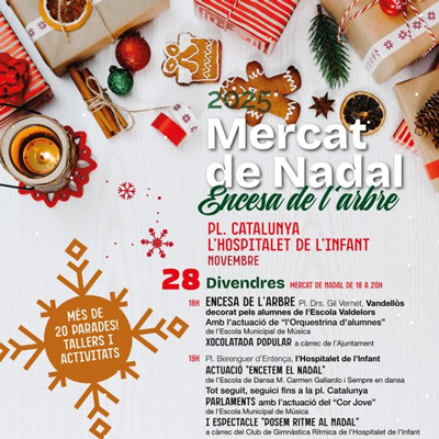Mercat de Nadal de l'Hospitalet de l'Infant, 2025
