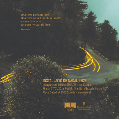 Nadal a l'IEI, Institut d'Estudis Ilerdencs, Lleida, 2025
