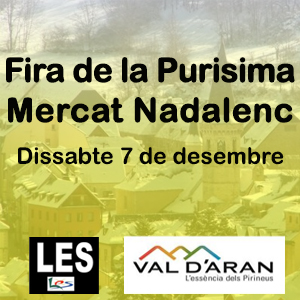 Mercat de Nadal a Les, Val d'Aran, 2019