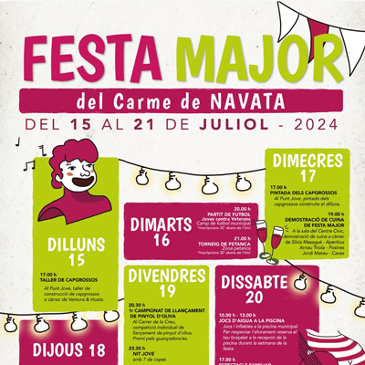 Festa Major del Carme a Navata, 2024