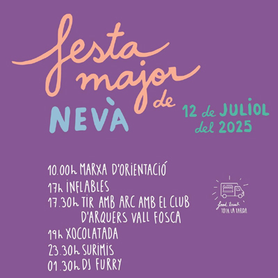 Festa Major de Neva, Toses, 2025