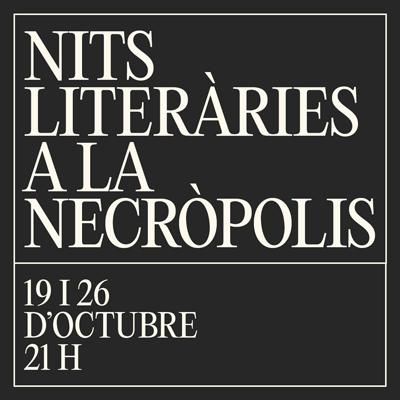 Nits literàries a la Necròpolis Paleocristiana de Tarragona, 2023