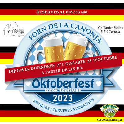 Oktoberfest al Forn de la Canonja 2023