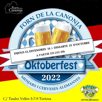 Oktoberfest, Forn de la Canonja, 2022