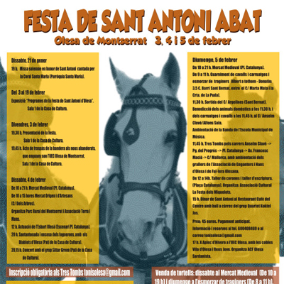 Festes de Sant Antoni Abat a Olesa de Montserrat