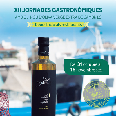 XII Jornades gastronòmiques amb Oli Nou d'Oliva Verge Extra, Cambrils, 2025