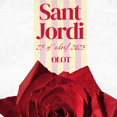 Diada de Sant Jordi a Olot, 2025