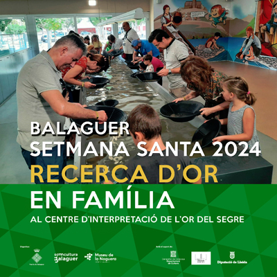 Recerca d'or en família, Museu de la Noguera, Balaguer, 2024