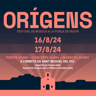 Festival Orígens, La Pobla de Segur, 2024