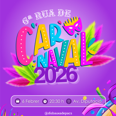 Rua de Carnaval a Pacs del Penedès