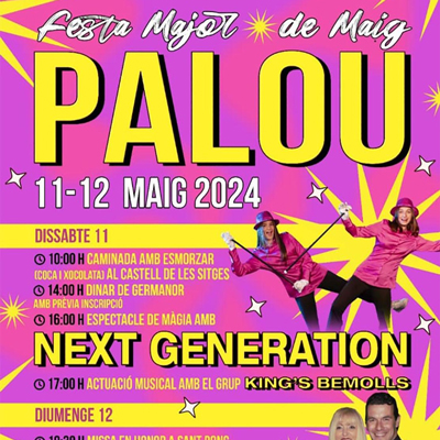 Festa Major de Palou, Torrefeta i Florejacs, 2024