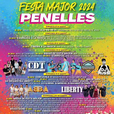 Festa Major de Penelles, 2024