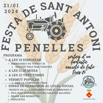 Festa de Sant Antoni a Penelles, 2024