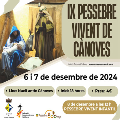 Pessebre Vivent de Cànoves 2024, Pessebre Vivent de Cànoves, 2024, Cànoves i Samalús, 